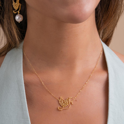 Kalimat Salam Necklace in 18K Gold